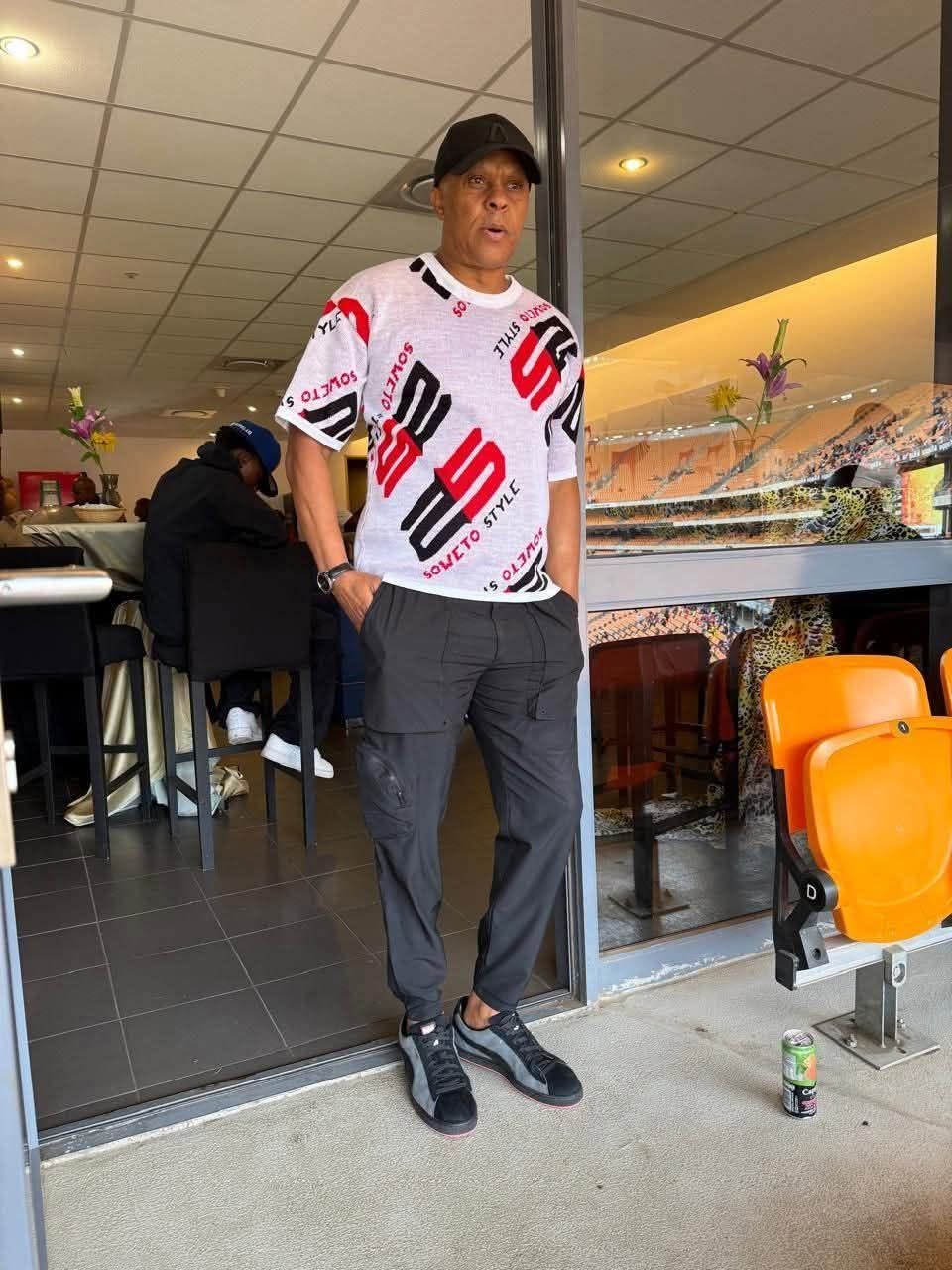 Doctor Khumalo wearing Soweto Style